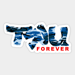 TRU forever blue camo Sticker